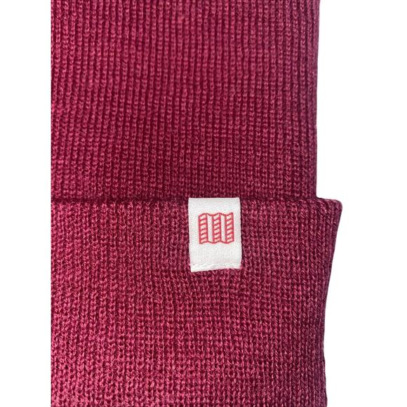 Topo Designs Wool Blend Beanie Damson Pink One Size New With Tag main image 5